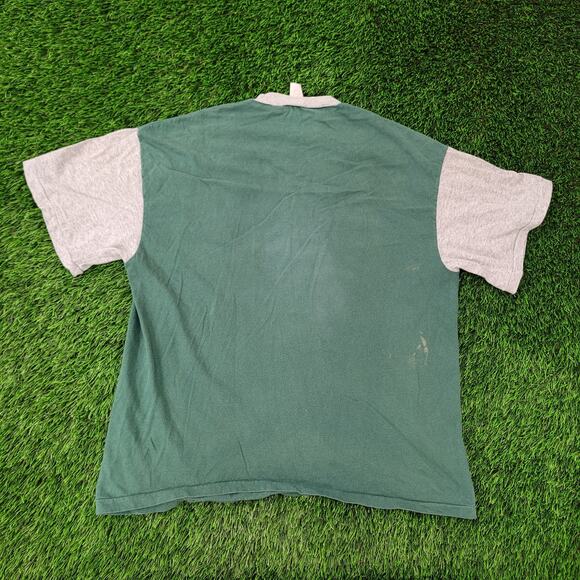 Vintage 90s Native-American Cherokee Shirt Large 22x26 Sun-Faded - Picture 2 of 14